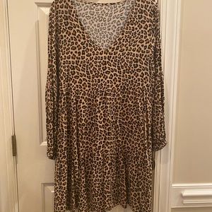 Cheetah/Leopard Tunic Dress
